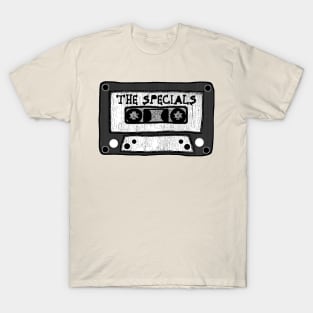 the specials cassette black and white T-Shirt